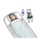 志保ちゃん3(無理矢理二足歩行猫)（個別スタンプ：11）