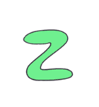 グリーングリーンアルファベット 2.（個別スタンプ：26）