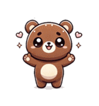 ほっこり♡ゆるカワ動物スタンプ（個別スタンプ：4）