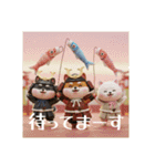 5月は鎧、兜、鯉のぼりのチビ豆柴シリーズ（個別スタンプ：18）