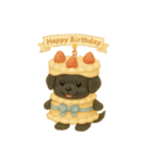 黒ラブバディ④（個別スタンプ：22）