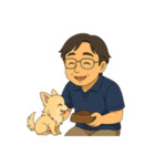 お父さんと可愛い友達たち（個別スタンプ：2）