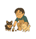 お父さんと可愛い友達たち（個別スタンプ：15）
