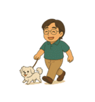 お父さんと可愛い友達たち（個別スタンプ：17）