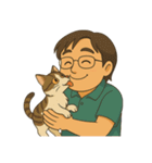 お父さんと可愛い友達たち（個別スタンプ：22）