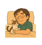 お父さんと可愛い友達たち（個別スタンプ：23）