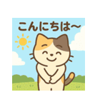 かわいいネコ♪夏編（個別スタンプ：12）