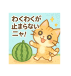 かわいいネコ♪夏編（個別スタンプ：31）
