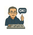 おじさんミキサー（個別スタンプ：5）