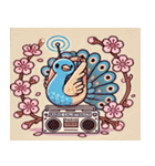 クジャクと桜のスタンプ@SFW（個別スタンプ：21）