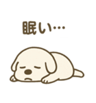 だるそうな白い犬（個別スタンプ：4）