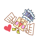 カクボー【cute stick figure】（個別スタンプ：15）