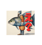 鮫人間～Part12～日常でよく使う言葉（個別スタンプ：14）