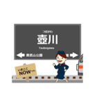 都市モノレール線in沖縄の毎日使う動く電車（個別スタンプ：5）