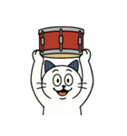 ちょいクセ強ネコドラマー（個別スタンプ：15）