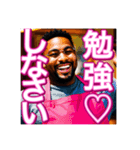 【※お母さん役の♡ゲイの黒人男性♡】（個別スタンプ：22）
