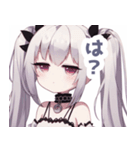 白×地雷系女子スタンプ（個別スタンプ：29）