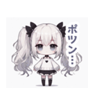 白×地雷系女子スタンプ（個別スタンプ：33）