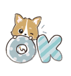 愛犬☆コーギーdeごあいさつ☆敬語入り（個別スタンプ：1）