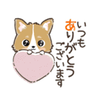 愛犬☆コーギーdeごあいさつ☆敬語入り（個別スタンプ：8）
