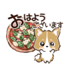 愛犬☆コーギーdeごあいさつ☆敬語入り（個別スタンプ：9）
