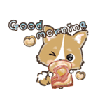 愛犬☆コーギーdeごあいさつ☆敬語入り（個別スタンプ：10）