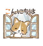 愛犬☆コーギーdeごあいさつ☆敬語入り（個別スタンプ：11）