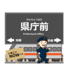 都市モノレール線in沖縄の毎日使う電車（個別スタンプ：7）