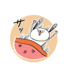 おはよう＆おやすみ【なんとも奇妙ないぬ】（個別スタンプ：37）
