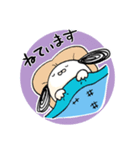 おはよう＆おやすみ【なんとも奇妙ないぬ】（個別スタンプ：39）