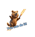 愛らしいクオッカ5 （英語）（個別スタンプ：8）