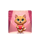 愛を伝える猫1（個別スタンプ：2）