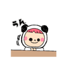 動く！ももぱんだちゃん（個別スタンプ：3）