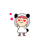 動く！ももぱんだちゃん（個別スタンプ：6）