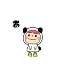 動く！ももぱんだちゃん（個別スタンプ：9）