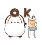 ずっと使える♡北欧風シマエナガカフェ（個別スタンプ：6）