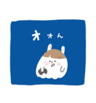 哀愁らびっと（青）（個別スタンプ：6）