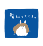 哀愁らびっと（青）（個別スタンプ：31）