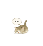 ずっと使える淡色にゃんこスタンプ（個別スタンプ：8）