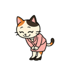 がんばるOL三毛猫【毎日使える】（個別スタンプ：21）