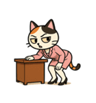 がんばるOL三毛猫【毎日使える】（個別スタンプ：29）