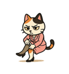 がんばるOL三毛猫【毎日使える】（個別スタンプ：33）