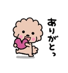 トイプードル♡お返事スタンプ（個別スタンプ：36）