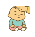 人生2周目の赤ちゃん：無表情スタンプ（個別スタンプ：2）