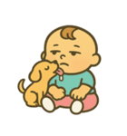 人生2周目の赤ちゃん：無表情スタンプ（個別スタンプ：5）