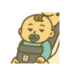 人生2周目の赤ちゃん：無表情スタンプ（個別スタンプ：9）