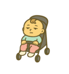 人生2周目の赤ちゃん：無表情スタンプ（個別スタンプ：10）