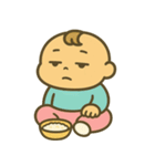 人生2周目の赤ちゃん：無表情スタンプ（個別スタンプ：11）