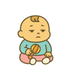 人生2周目の赤ちゃん：無表情スタンプ（個別スタンプ：12）