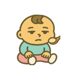 人生2周目の赤ちゃん：無表情スタンプ（個別スタンプ：13）